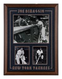 A Joe DiMaggio Signed Autograph Large Display (Beckett Authentication Services Letter),