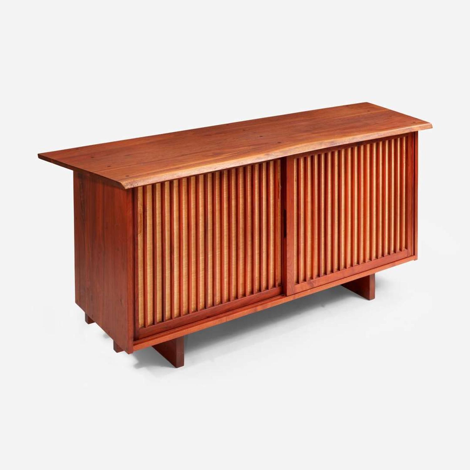 George Nakashima Double Sliding-Door Cabinet, New Hope, Pennsylvania, 1966