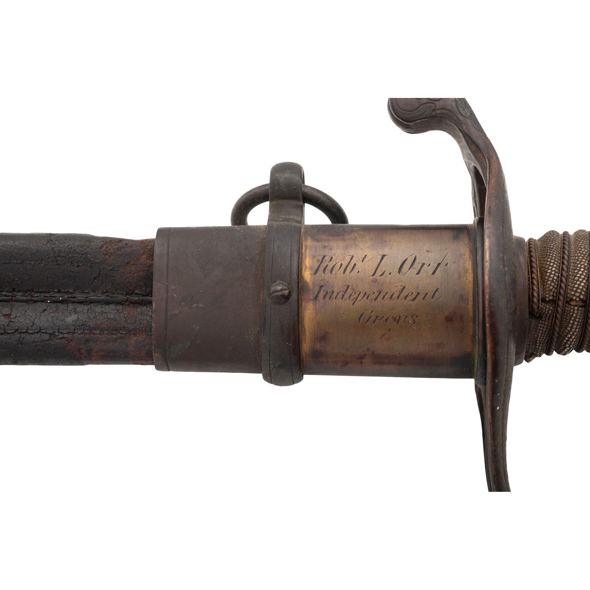 The Pre-War Klingenthal 1850 Style Foot Officer's Sword of Congressional Medal of Honor Recipient Maj. (Col.) Robert Orr - 61st PA Infantry
