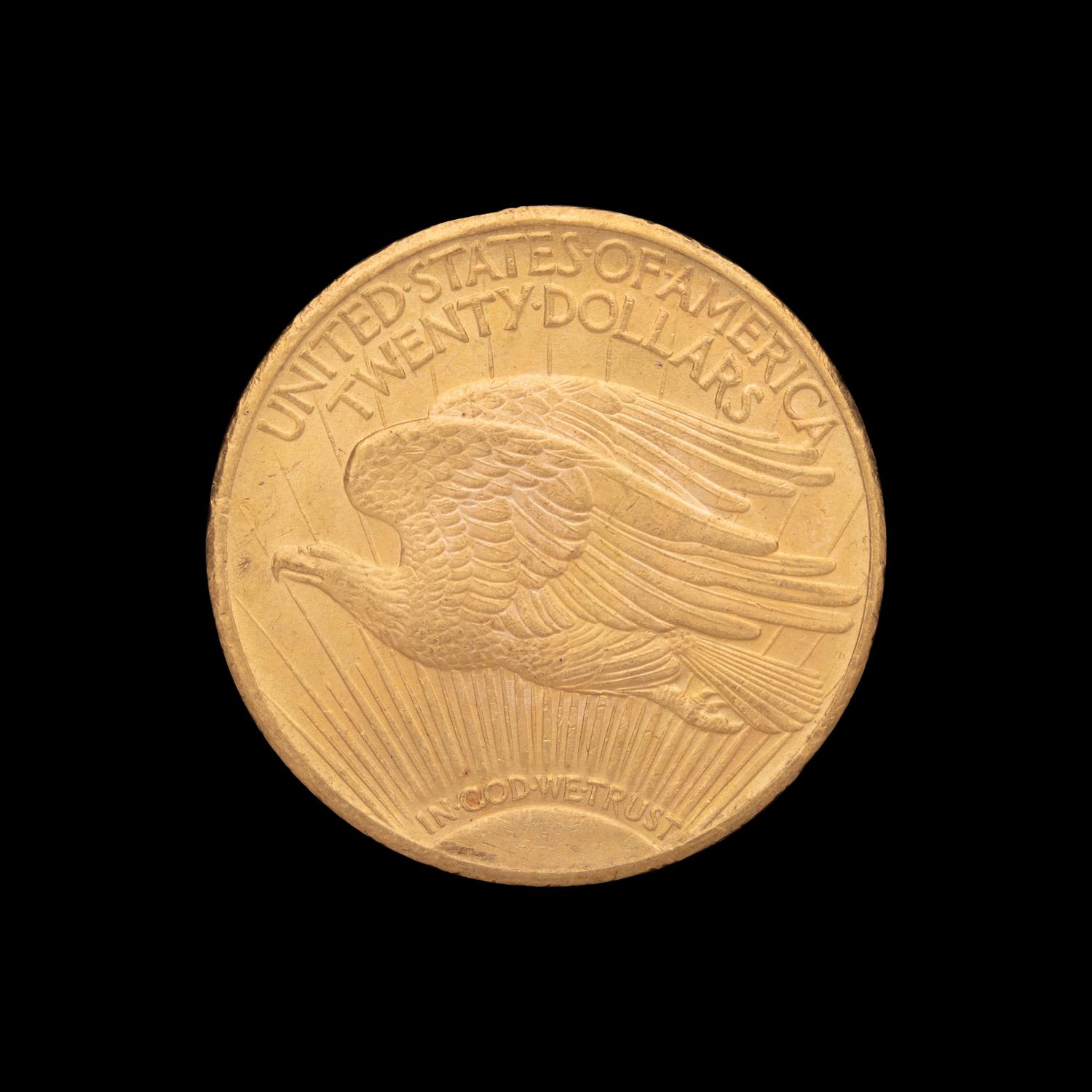 A 1924 Saint Gaudens $20 Gold Coin