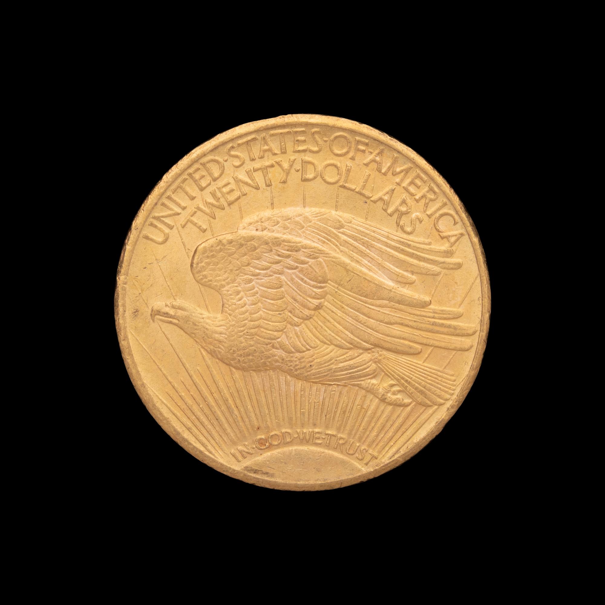 A 1924 Saint Gaudens $20 Gold Coin