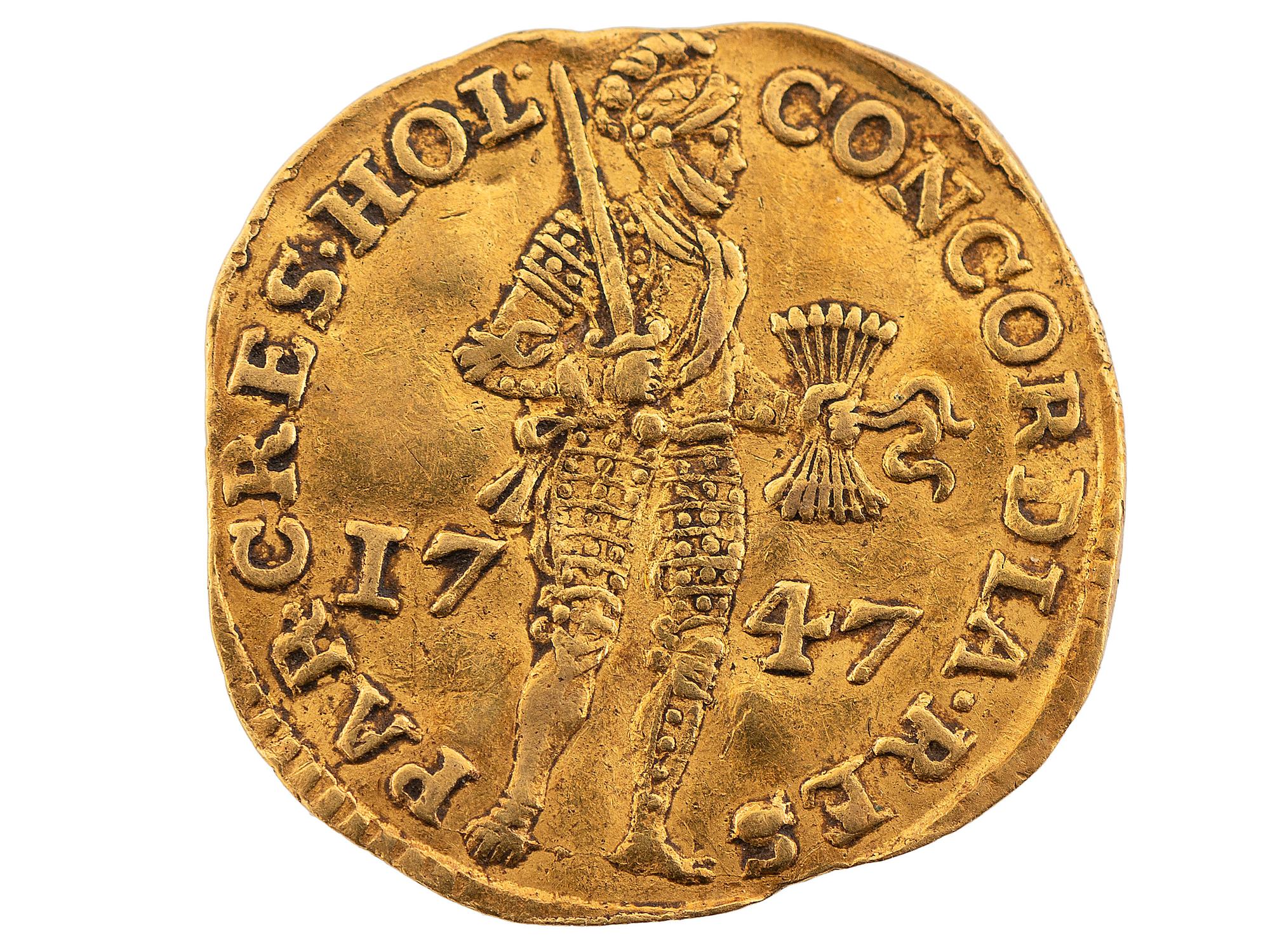 [NETHERLANDS] 1747 Gold Ducat