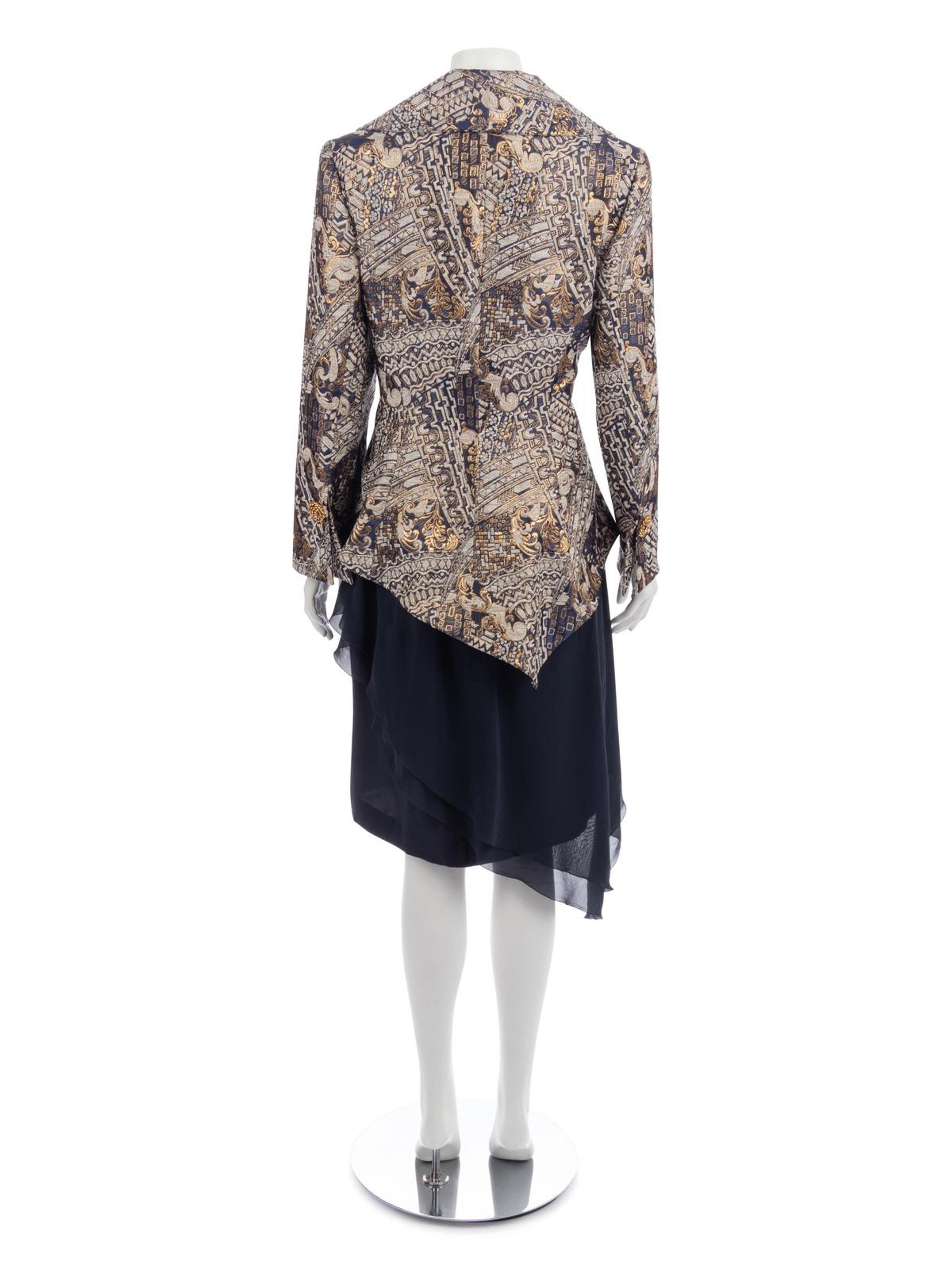 Two Jacket Ensembles, 1980-90s: Oscar de la Renta & Orrier's
