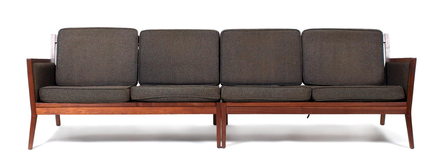 A Mid-Century Sofa Length 101 inches. — J.M. BIRKING AND CO., COPENHAGEN DENMARK