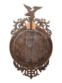 A Regency Giltwood Convex Mirror