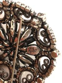 Hobe Brooch and Matching Earclips, 1980-90s