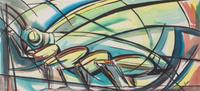 Melvin E. Tess, (Wisconsin, 1926-2016), Abstract Insects (two works)