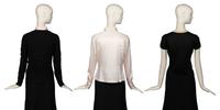 Group of Chanel Separates; One Knit Cardigan, One Shirt, One Skirt, One Knit Top