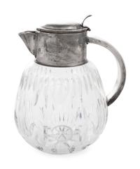 A Silver-Plate Mounted Cut Glass Claret Jug