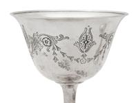 Seven Whiting Silver Goblets