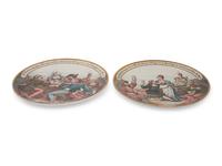 A Pair of Villeroy and Boch Glazed Earthenware Chargers