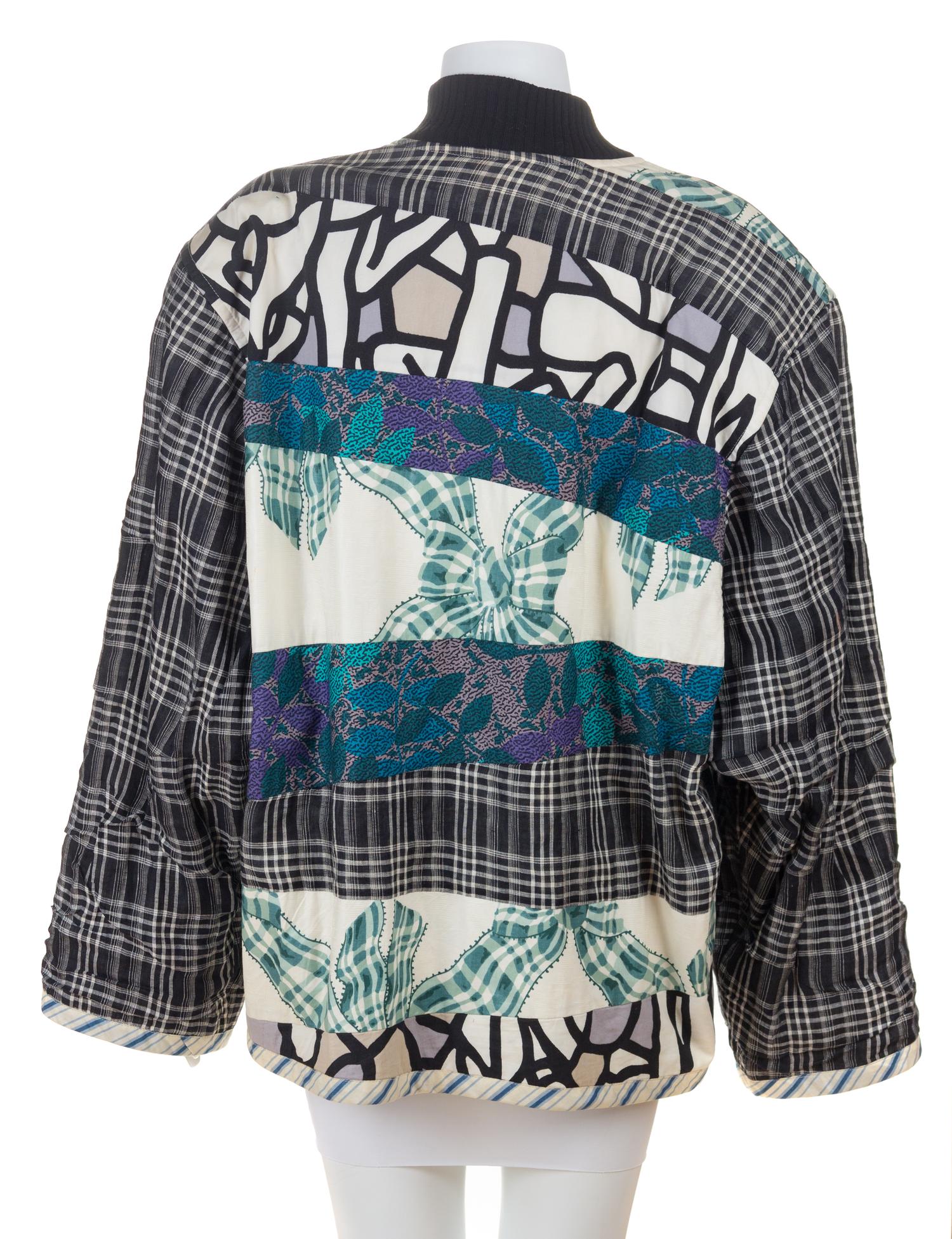 A Koos Multicolor Cotton Patchwork Jacket, No size.