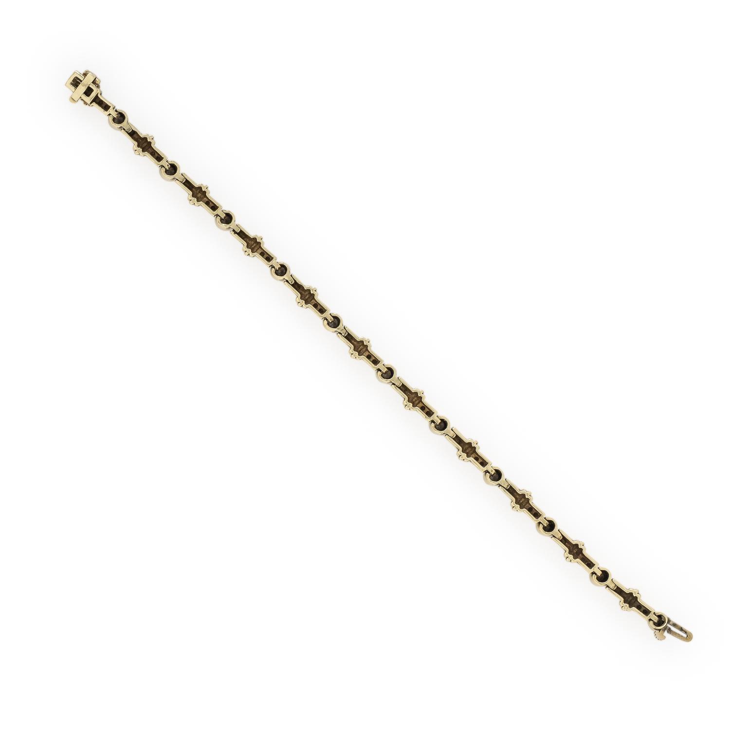 Diamond and Yellow Gold Bracelet