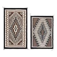 Navajo Two Grey Hills Weavings [Rugs]