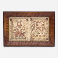A Fraktur for Zimri Manker (1800-1882) The Virginia Record Book Artist (active 1795-1825), probably Berkeley County, West Virginia