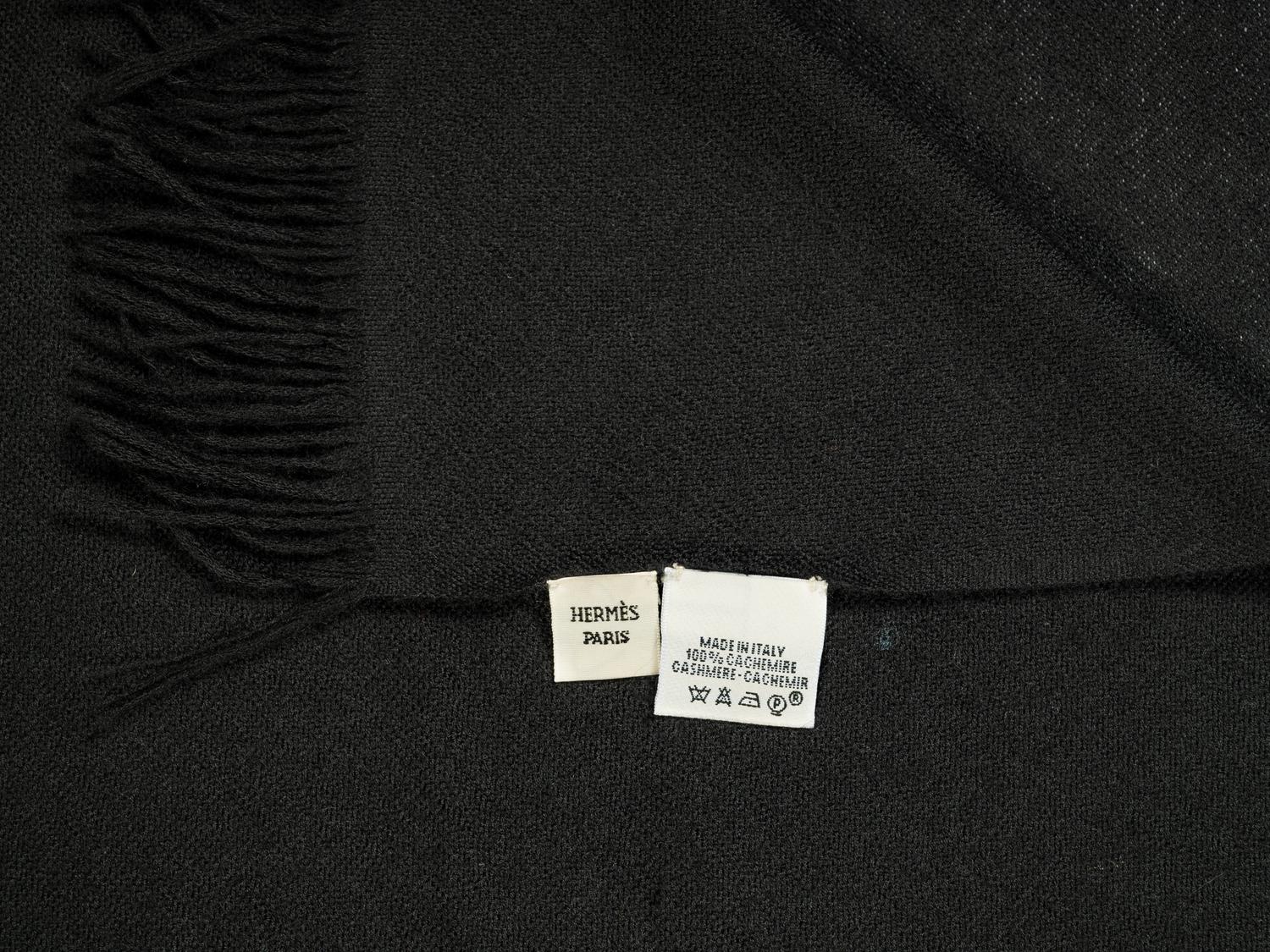 Three Large Hermès Cashmere Shawls