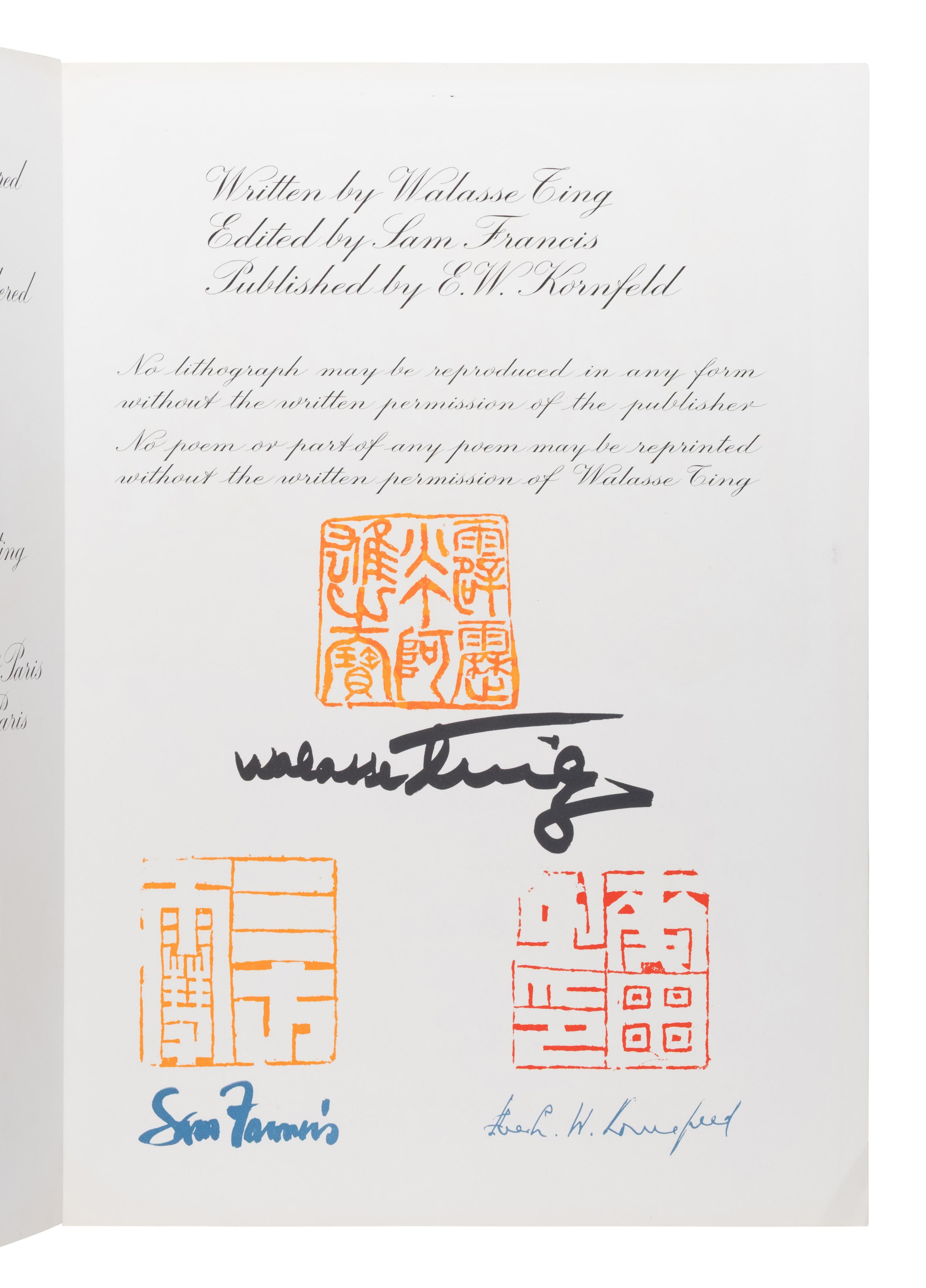 Ting, Walasse (1929-2010). 1 Cent Life . Bern: E.W. Kornfeld, 1964.