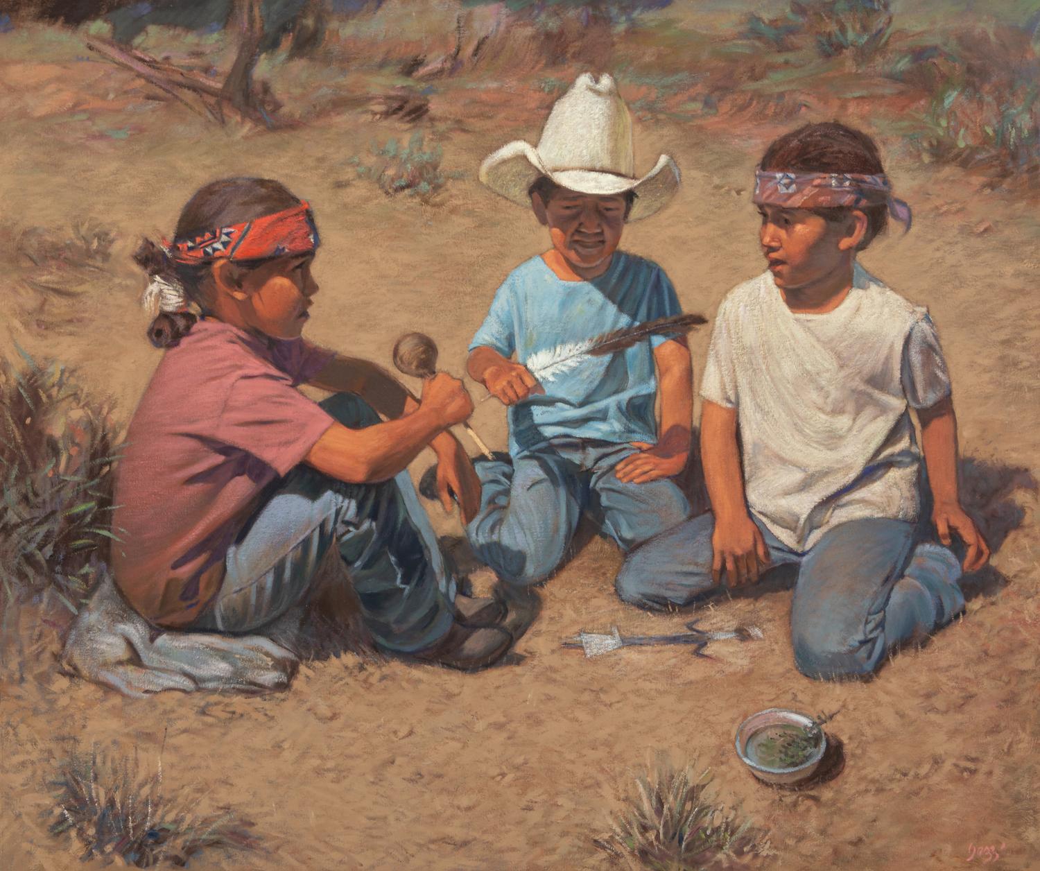 Three Children