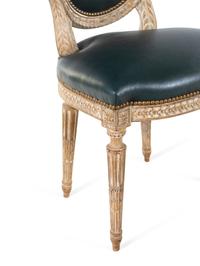 An Assembled Set of Six Louis XV Style Dining Chairs