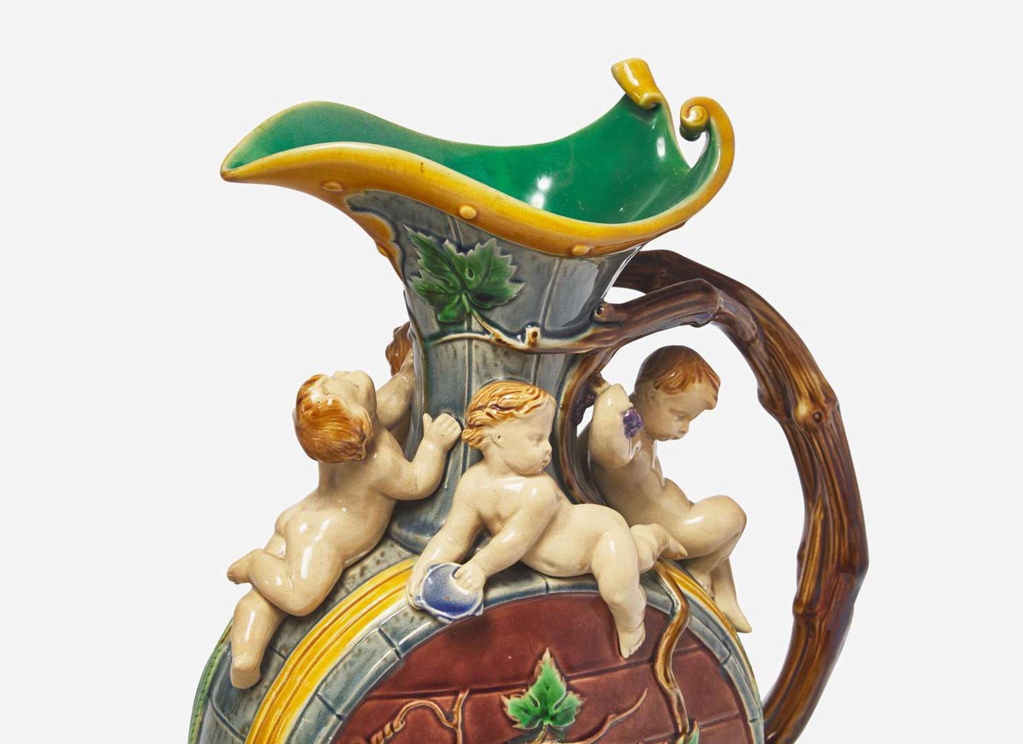 A Mintons Majolica Ewer, UK, 1867