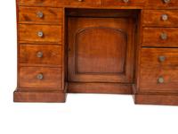 An English Mahogany Kneehole Desk — LATE 19TH CENTURY