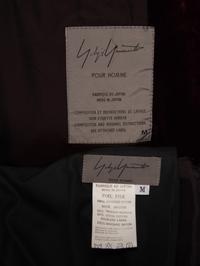 Yohji Yamamoto, Merlot Velvet Cutaway Suit