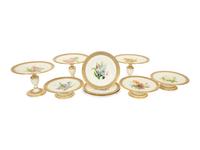 An English Porcelain Dessert Service