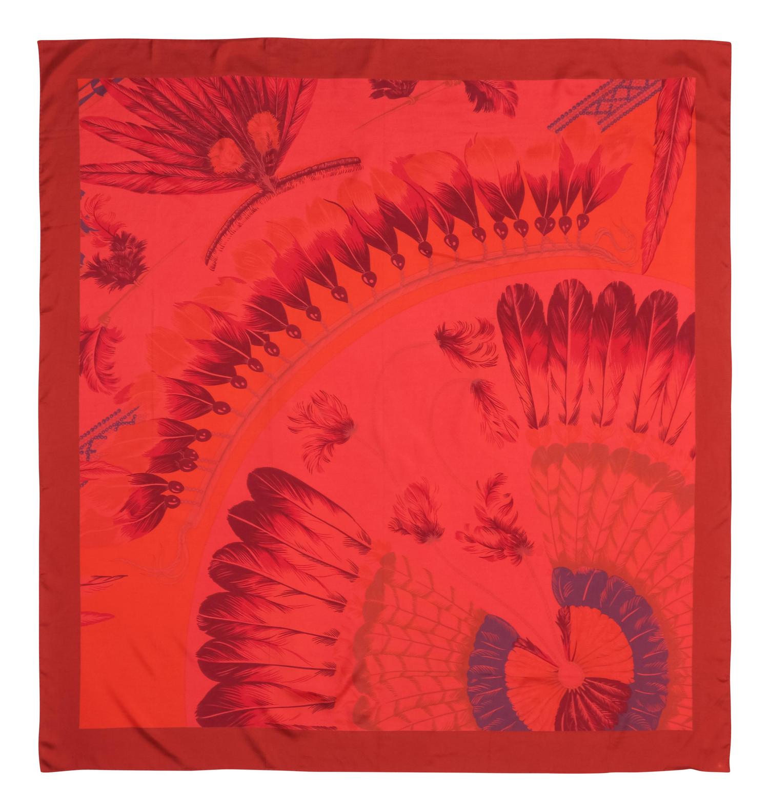 Hermès 140cm Silk Shawl, Dip Dye Carré