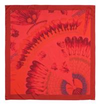 Hermès 140cm Silk Shawl, Dip Dye Carré