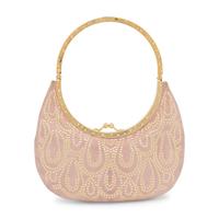Valentino, Studded Pink Suede Handbag