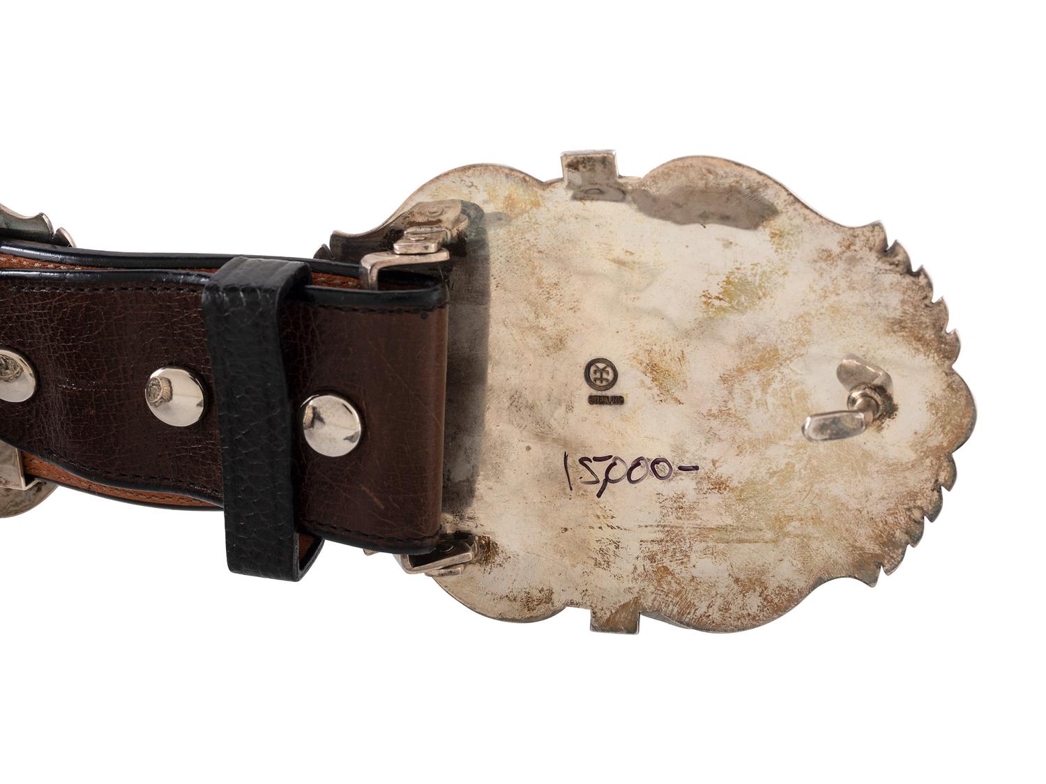 Sterling Silver Storyteller Concha Belt