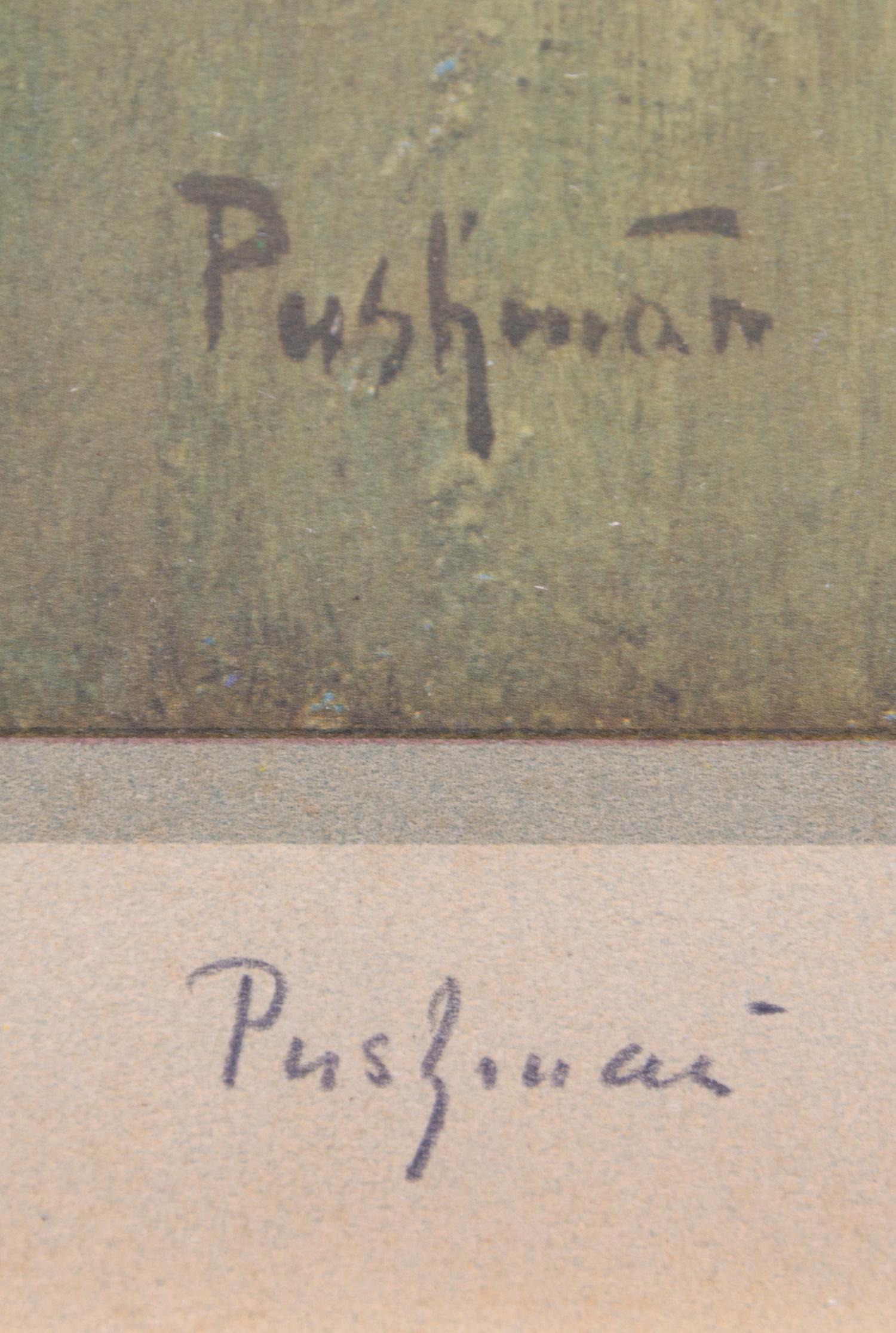 Hovsep Pushman, American 1877-1966, Sultanabad Plate
