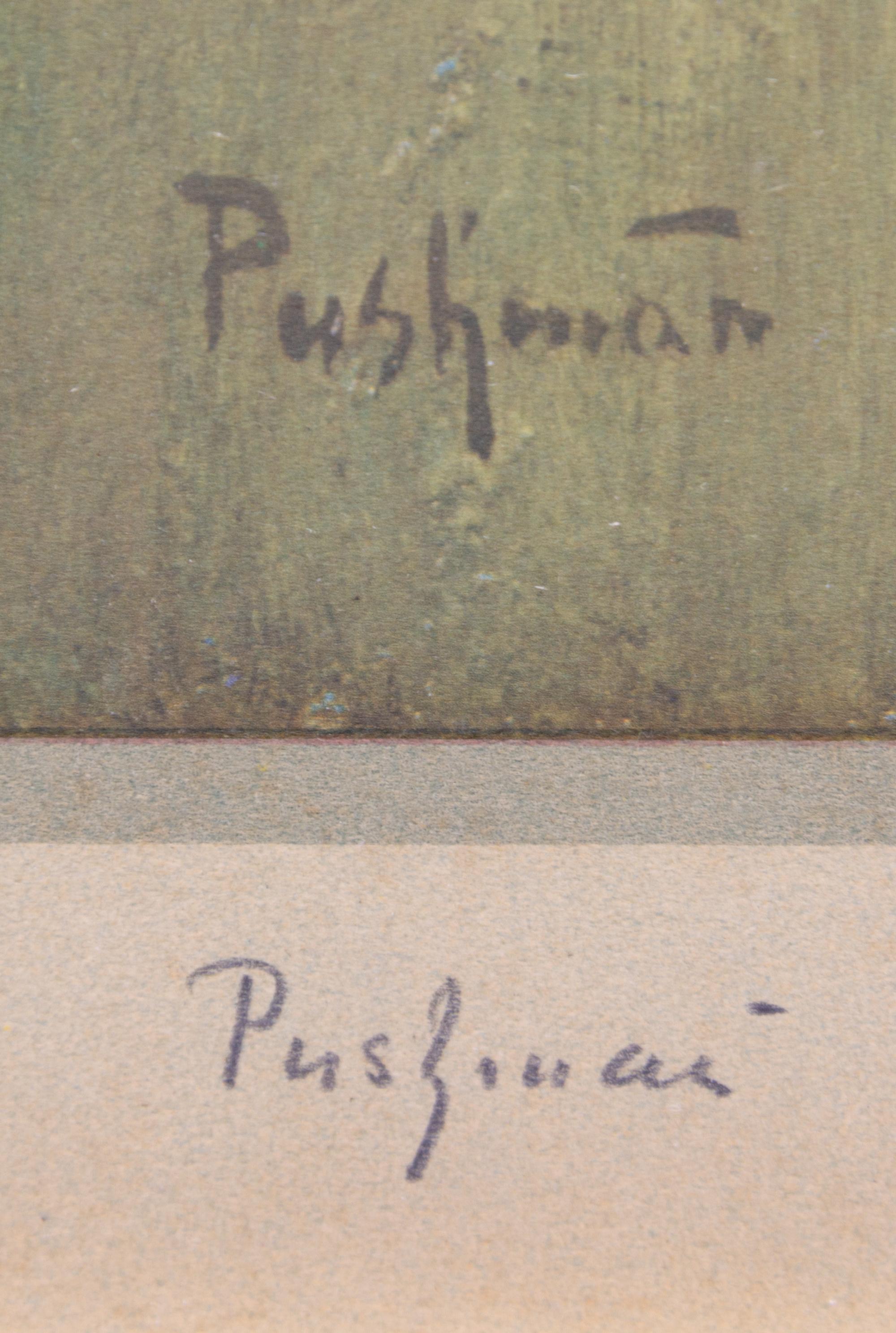 Hovsep Pushman, American 1877-1966, Sultanabad Plate
