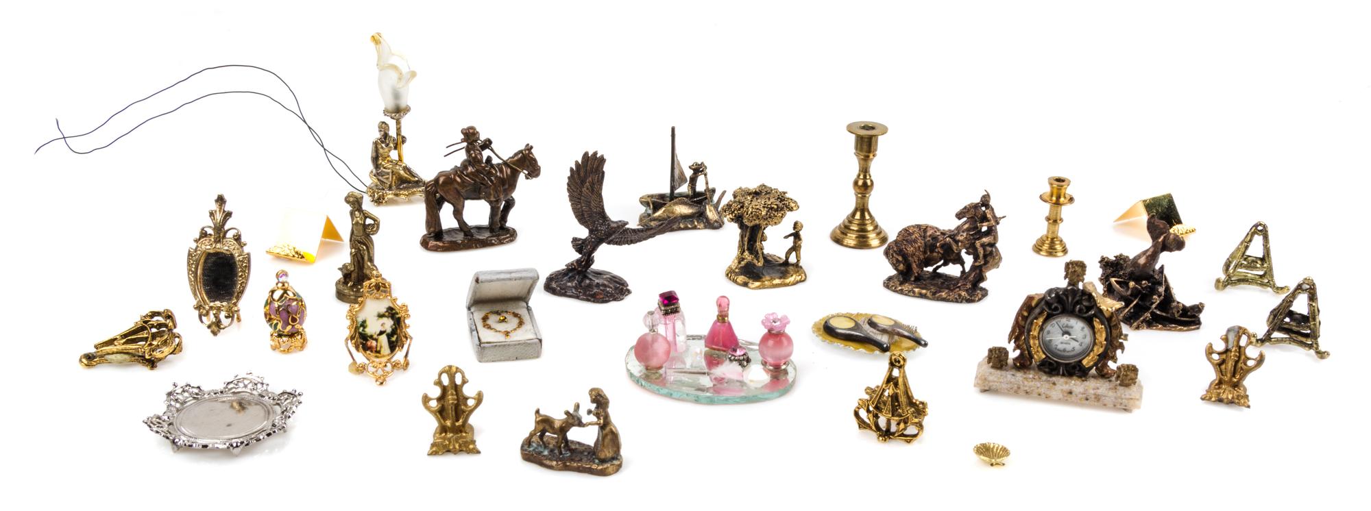 A Collection of Decorative Articles Height of pricket stick 3 inches. — Various Makers