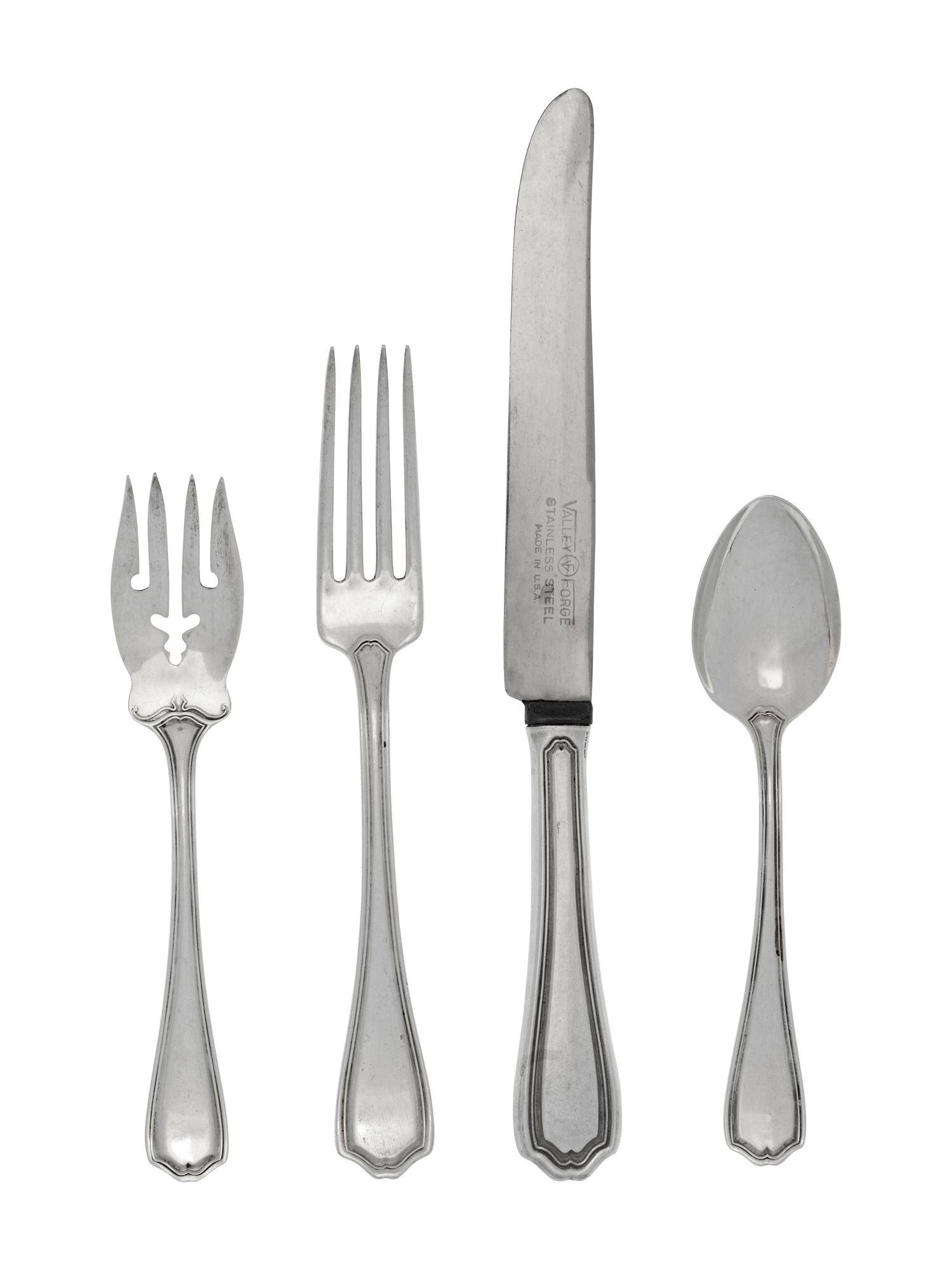 An American Silver Flatware Service