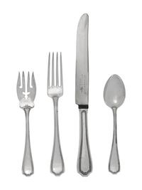An American Silver Flatware Service