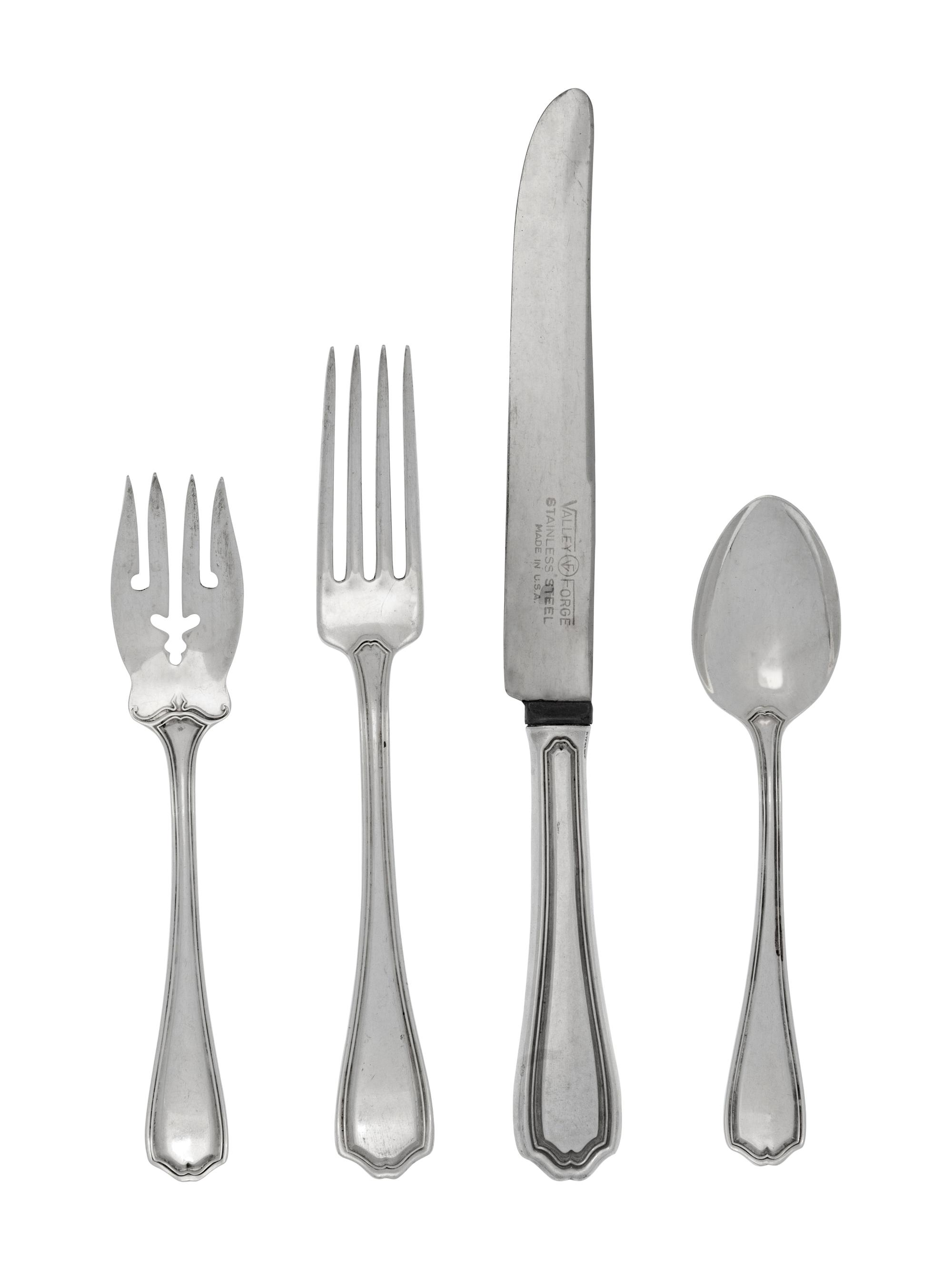 An American Silver Flatware Service