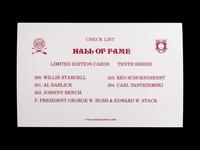 A Complete Run of 1980-2002 Series One Through Fifteen Perez-Steele Baseball Hall of Fame Post Cards