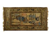 An Indian Wool Pictorial Rug