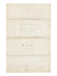 [LINCOLN, Abraham (1809-1865)]. A fair copy manuscript of Lincoln's proclamation ordering the blockade of all Confederate ports. Washington, D.C., ca. 18 April 1861 or before.