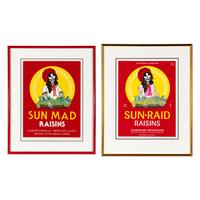 Esther Hernandez (American, b. 1944) — Sun Mad Raisins and Sun Raid Raisins (two works), 1982 and 2008