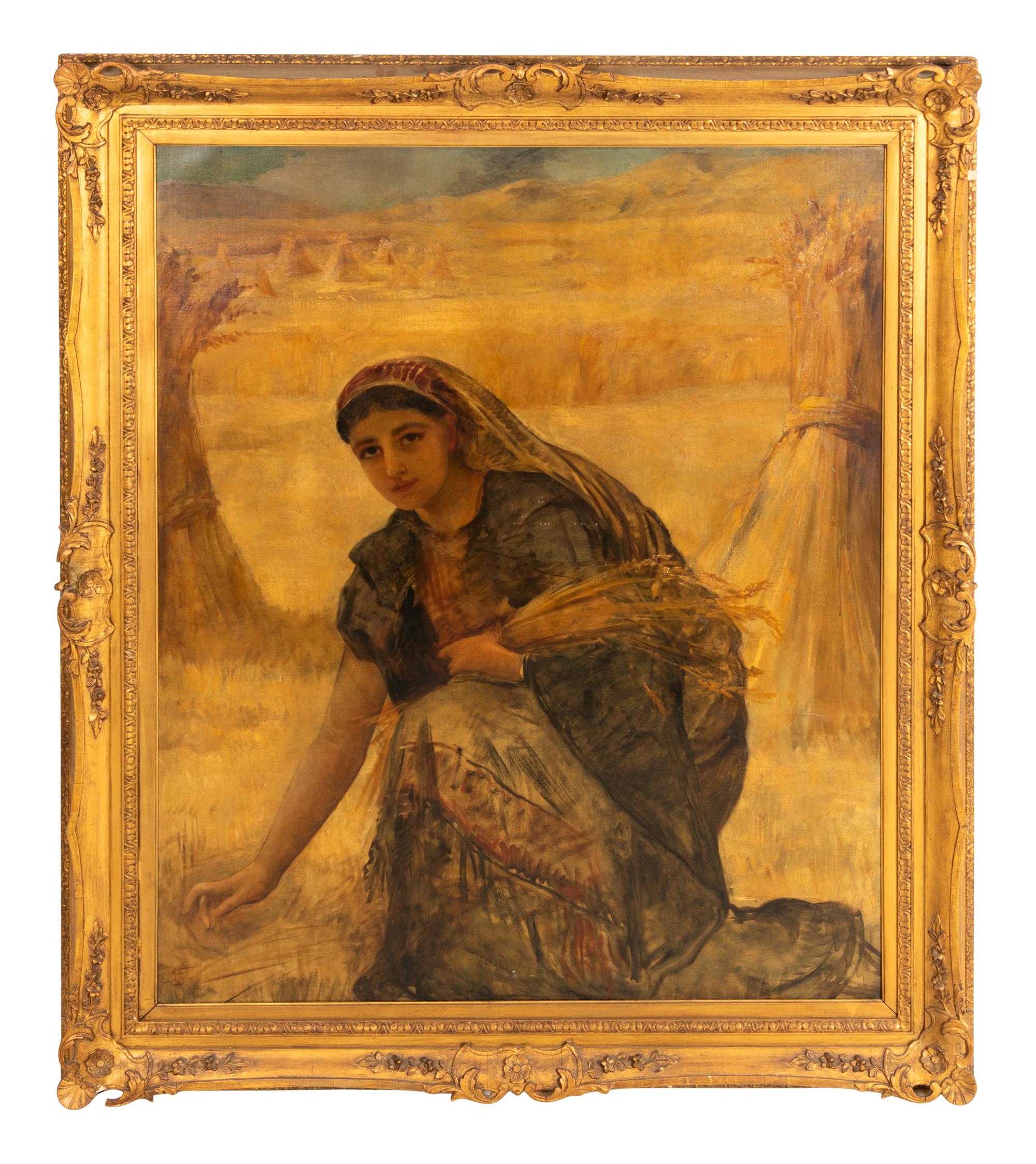Study for Ruth Gathering Wheat