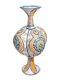 Large Gold & White Three-Part Bottle, 2011