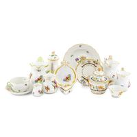 A Collection of Herend Porcelain Table Articles