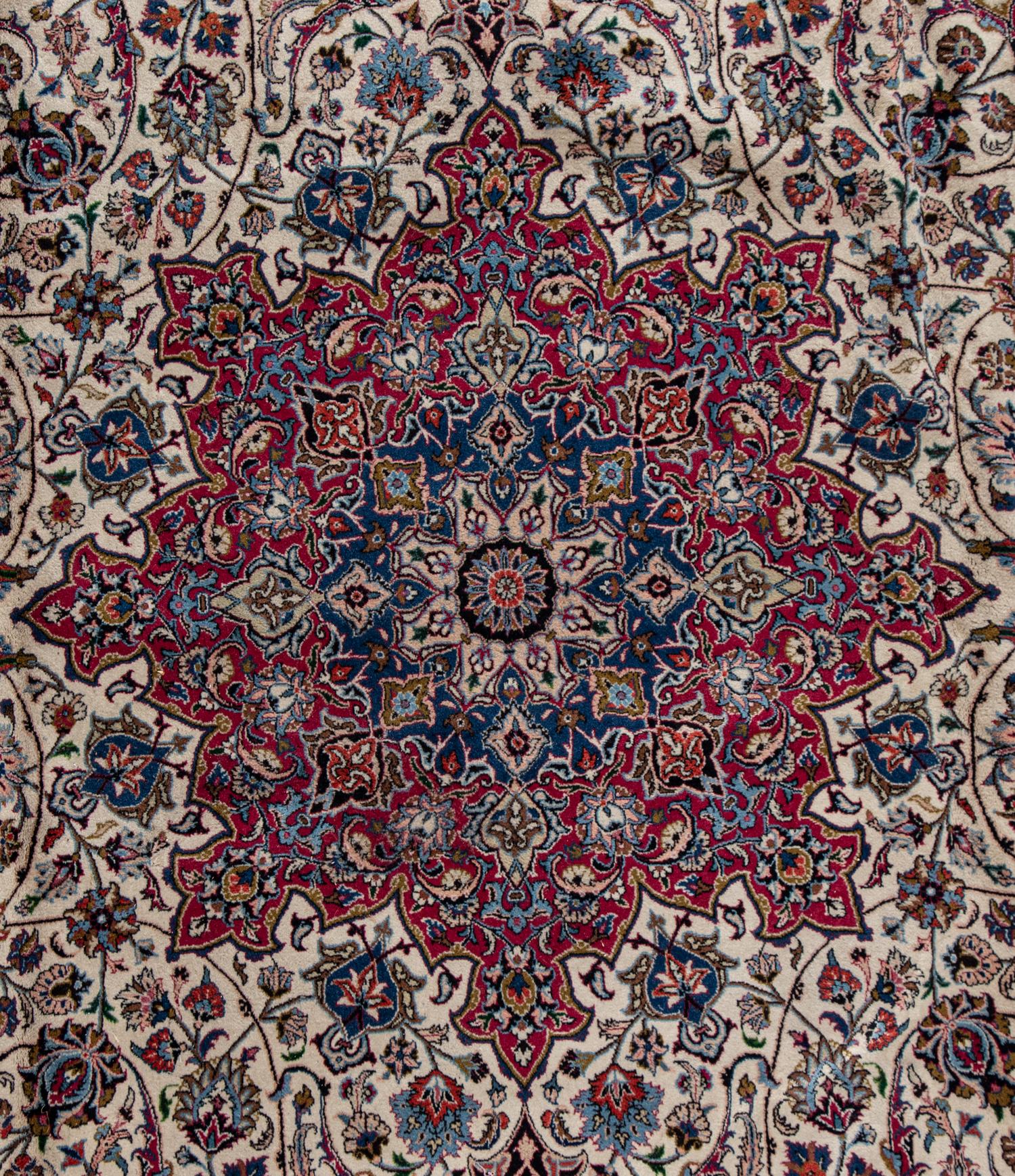 A Meshed Wool Rug
