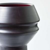 A Wedgwood Black Basalt Studio Pottery Vase by David Puxley (b 1943) UK, 1960s