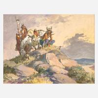 Charlie Dye (American, 1906-1972) The Scouts