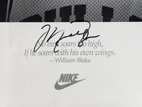 A Michael Jordan Signed Autograph Original Nike Wings Poster (Beckett Authentication Services Letter)