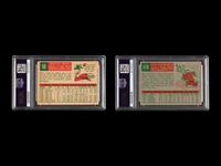 A Group of PSA Graded 1959 Topps Baseball Cards Including Mays and Clemente