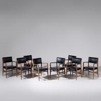 Gio Ponti (Italian, 1891–1979) — Eight Chairs, model 110 for Cassina
